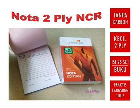 Buku Nota Kontan Kecil 2 Ply Ncr Paperline Lazada Indonesia