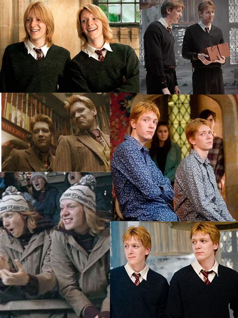 Weasley Twins Fred Weasley George Weasley Harry Potter Hogwarts