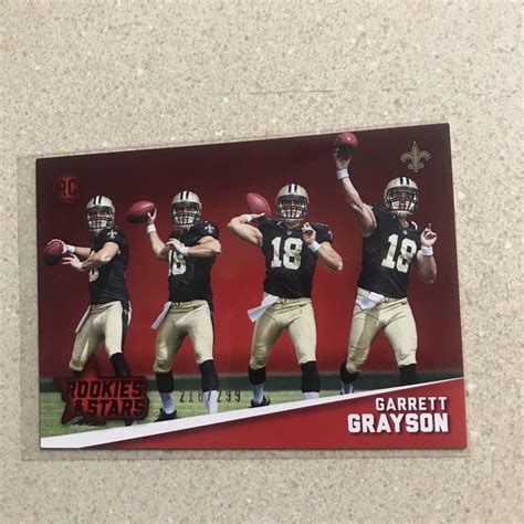 2015 Panini Rookies Stars Progression Red 299 Garrett Grayson RP18