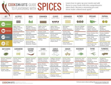 Spice Cheat Sheet Spice Chart Kids Cook Real Food Spices