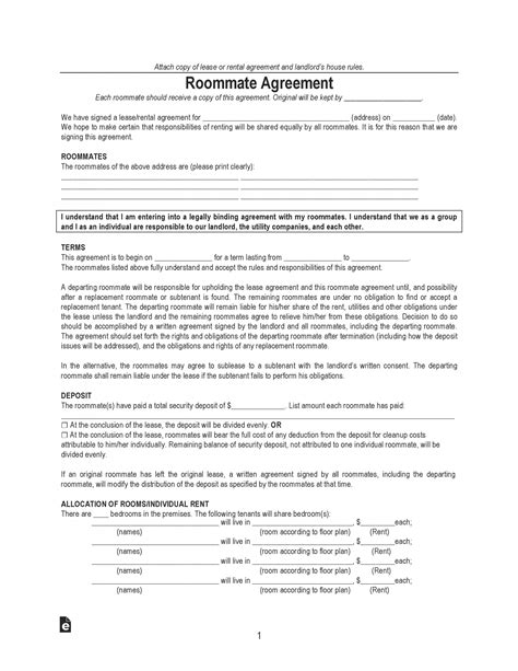 Free Virginia Lease Agreement Templates (6) | PDF | WORD | RTF