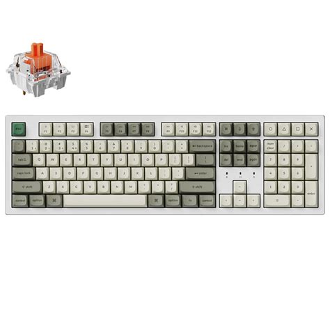 Keychron K Max Hot Swap Rgb Backlit Wireless Mechanical Keyboard Silent Red Switch White