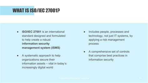 Ppt Isoiec 270012022 Information Security Management Systems Awareness Training Powerpoint