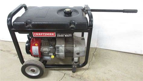 Craftsman 3500W generator, runs great, new oil and full tank of fresh ...