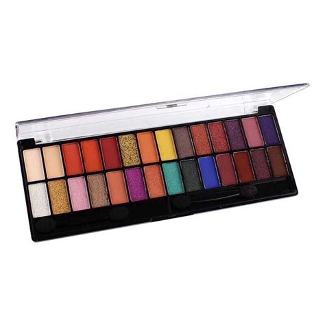 Paleta Sombras 28 Cores Belle Angel B105 Colorido E Nude Shopee Brasil