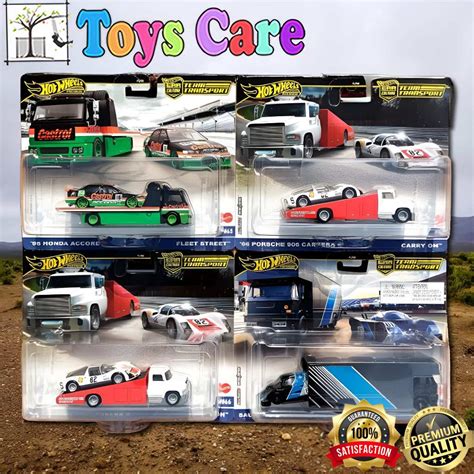 Jual Hot Wheels Team Transport B Dus Segel Sni Isi Pcs Sauber Mercedes Honda Accord Porsche