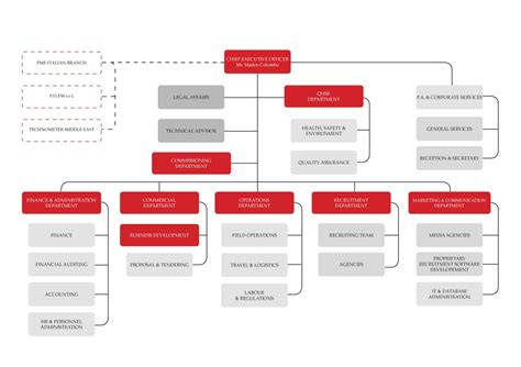 Organization Chart Profile Middle East