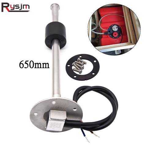 Custom Size Marine Boat Car Fuel Level Sensor 650mm 0 190 240 33ohm Water Level Gauge