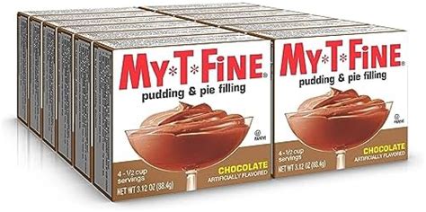 My T Fine Pudding Chocolate 3125 Ounce Pack Of 12 Pudding Mixes Grocery