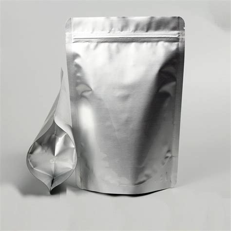 Aluminium Foil Bags 50pcs Pack Packaging And Prints Ziplock Bag