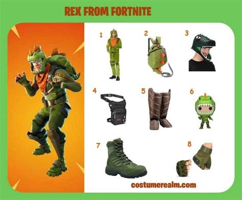 Diy Fortnite Rex Costume Guide In 2021 Rex Costume Diy Dinosaur Costume Dinosaur Costume