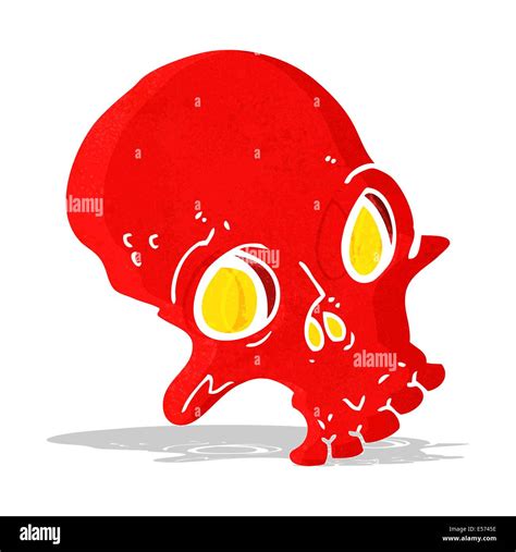 Cartoon Spooky Skull Stock Vector Image And Art Alamy