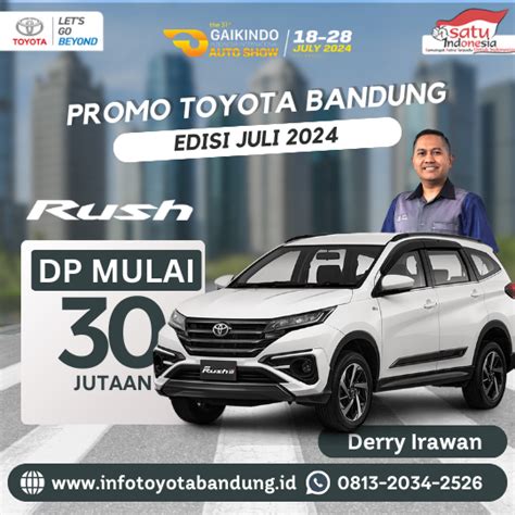 Promo Spesial Kredit New Rush 2024 DP Mulai 30 Jutaan Dealer Toyota