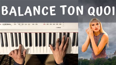 COMMENT JOUER BALANCE TON QUOI ANGÈLE Piano Tutorial YouTube