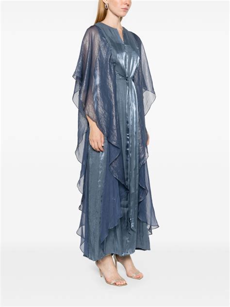 Baruni Nayeli Kaftan Dress Blue FARFETCH