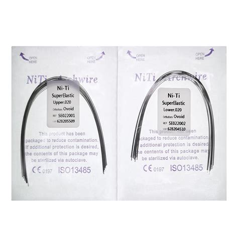 Dental Orthodontic Braces Niti Wires Super Elastic Round Archwire