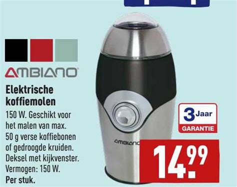 Ambiano Elektrische Koffiemolen Aanbieding Bij ALDI 1Folders Nl