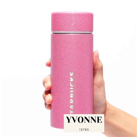 PRE ORDER Japan 2023 Starbucks Shiny Pink 12oz Bottle Stainless Steel