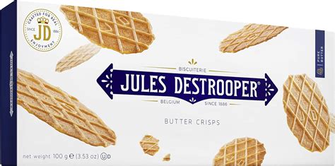 Jules Destrooper Butter Crisps Belgian Butter Biscuit Natural