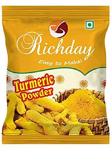 Air Dried Common Richday Turmeric Powder G Certification Fssai