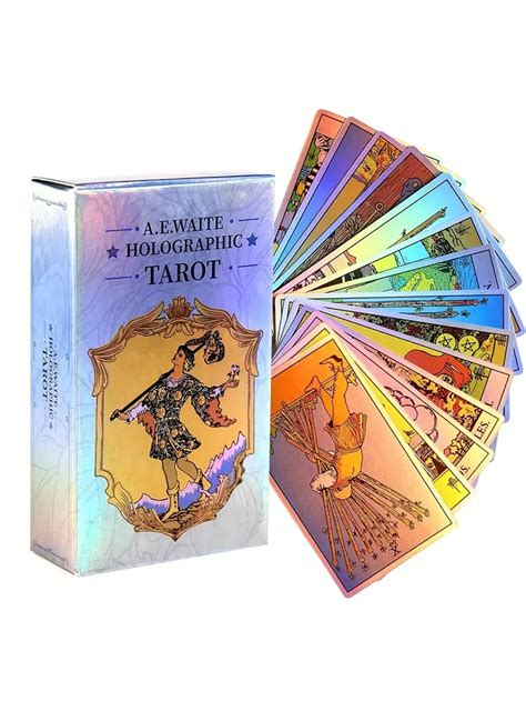 Cartas De Lectura De Tarot Hologr Ficas Baraja Cl Sica Para Edades