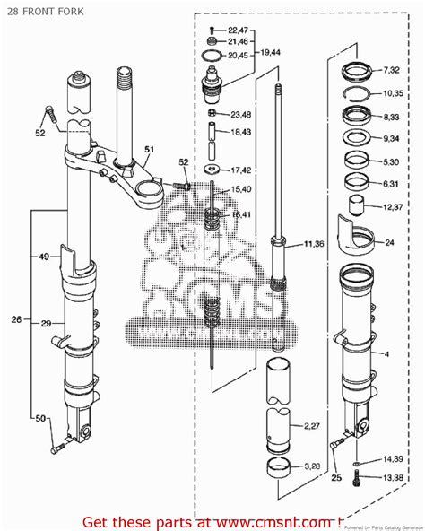 Yamaha Fjr A Cy Europe J Cy Ea Front Fork Buy