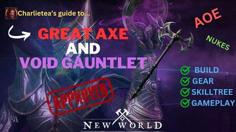 New World Greataxe Void Gauntlet AOE NUKE Build YouTube