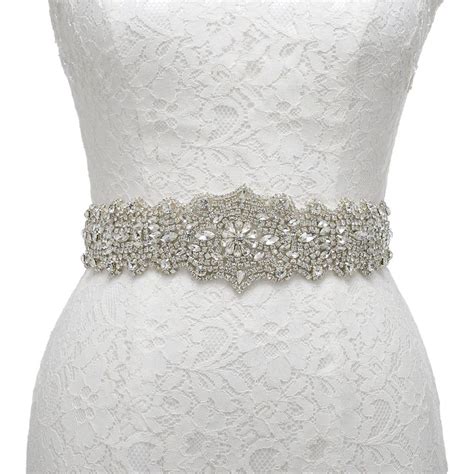 Remedios Rhinestone Sash Belt For Wedding Party Prom Evening Dresses