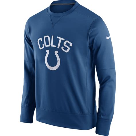 Nike Indianapolis Colts Royal Sideline Circuit Performance Sweatshirt