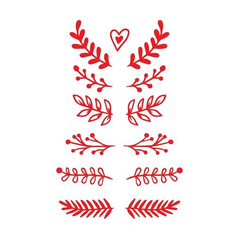 el color rojo vector premium