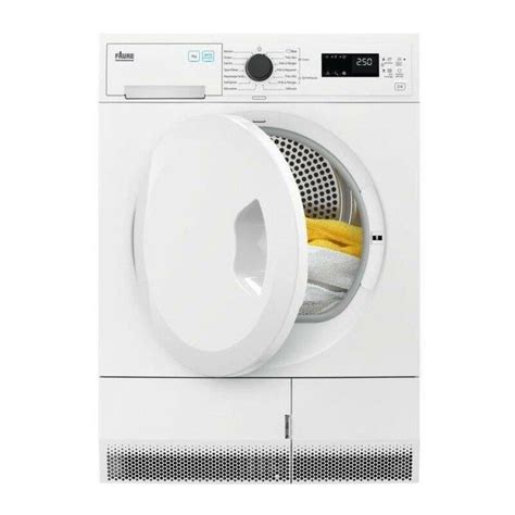 FAURE SÈCHE LINGE À POMPE À CHALEUR AVEC CONDENSEUR 60CM 7KG A