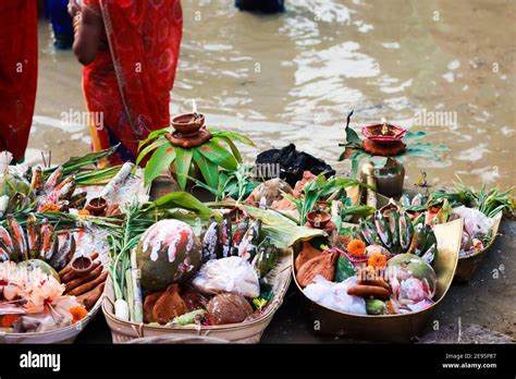 Chatt puja hi-res stock photography and images - Alamy