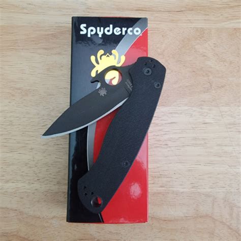 Bladebinge Spyderco Paramilitary Emerson Wave Blackout