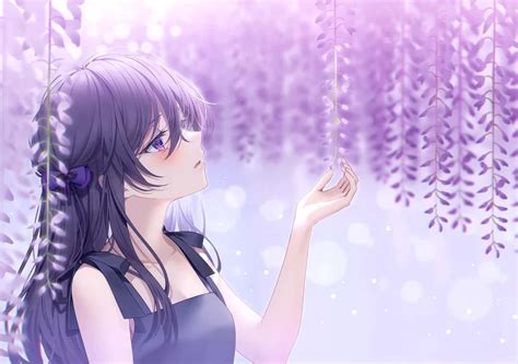 [100 ] Purple Anime Girl Wallpapers