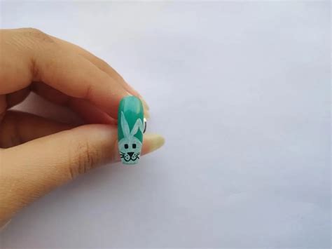 DIY Cute Rabbit Easter Nail Art - Beautyhacks4all