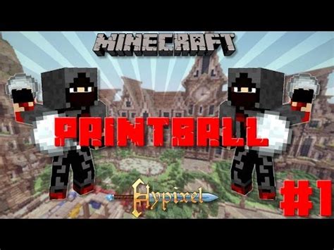 Minecraft PaintBall Bataille De Boules De Neige Sur Le Serveur De