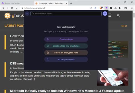 Proton Pass Password Manager Apps Released As Open Source GHacks Tech