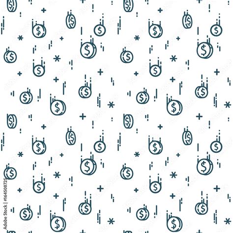 Money rain background. Stock Vector | Adobe Stock