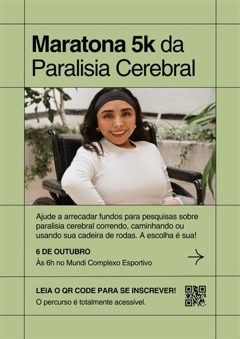 Modelos De Cartazes Do Dia Mundial Da Paralisia Cerebral Canva