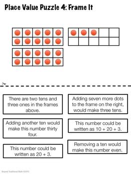 Reasoning Puzzles Place Value Bundle Grades By Beyond Traditional Math