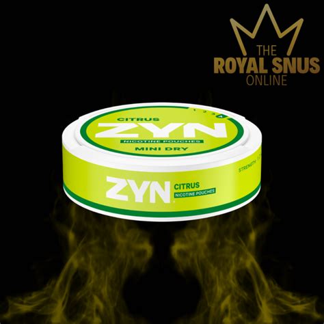 Buy Zyn Citrus Mini Dry Strong Zyn Snus