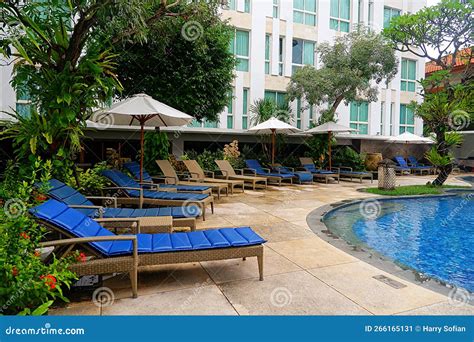 Hotel Swimming Pool in Bali, Indonesia Stock Image - Image of relax ...