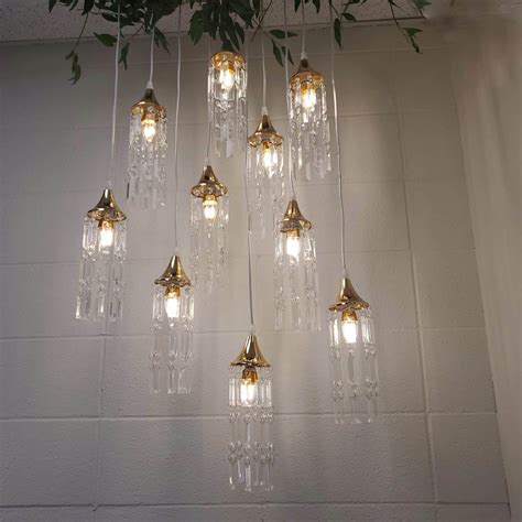 LED Hanging Crystal Lights | Calgary Event Wholesale Wedding And Event Decor