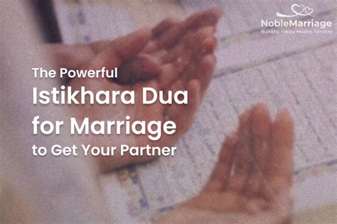 Istikhara Dua For Marriage Decision Seeking Allahs Guidance