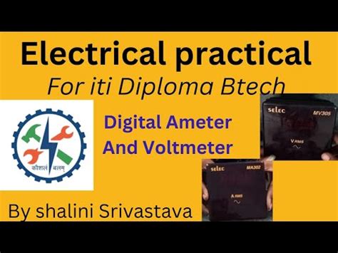 Digital Ameter And Digital Voltmeter Youtube