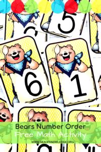 Adorable Printable Number Cards Free - Classroom Freebies