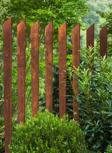 Spa H Corten A Corten Steel Fence Panels Corrugated Steel Side Panel