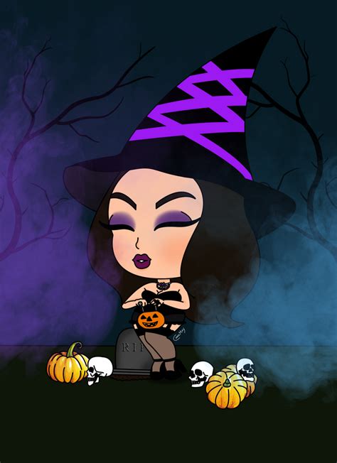 Witch Pin Up By Rockdollz On Deviantart