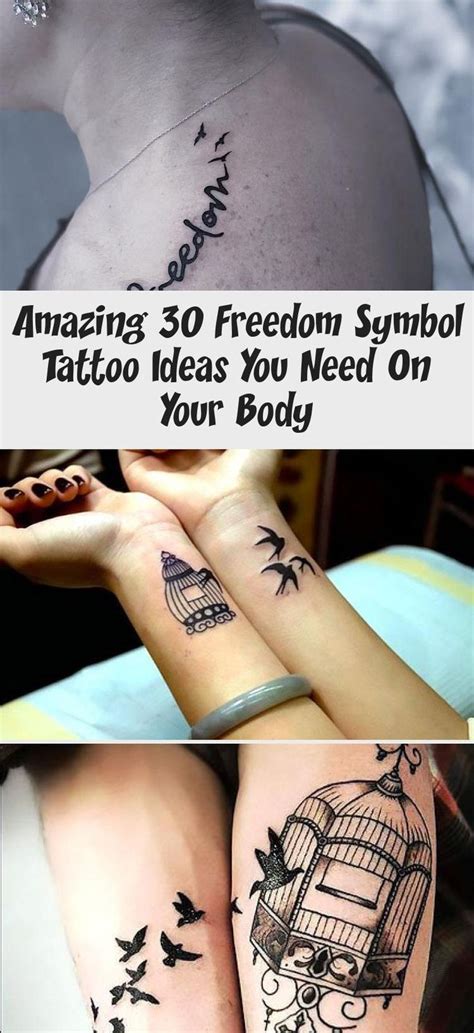 Amazing Freedom Symbol Tattoo Ideas You Need On Your Body Freedom