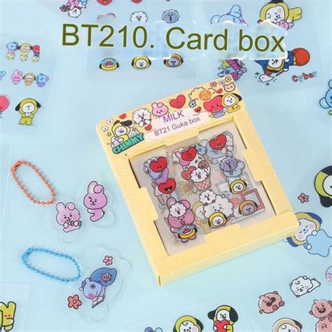 Jual LOGU Stiker Semi Transparan PET Cinnamoroll Kuromi Bt21 Kartun